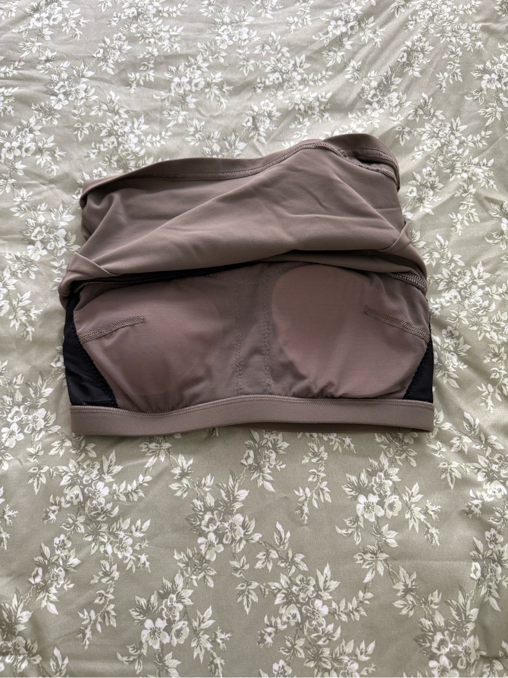 lululemon athletica One-Shoulder Crop Top in Olive - Picture 6 of 7